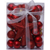 Artezan Christmas Ball 3cm Full Set Red + Top 30pcs/Box - (ACB3-FS-R-30)