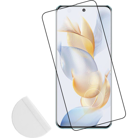 Idol 1991 Tempered Glass Honor 90 5G 6.7'' 9H 0.30mm 3D Semi Curved Finger Unlock Black Full COVER