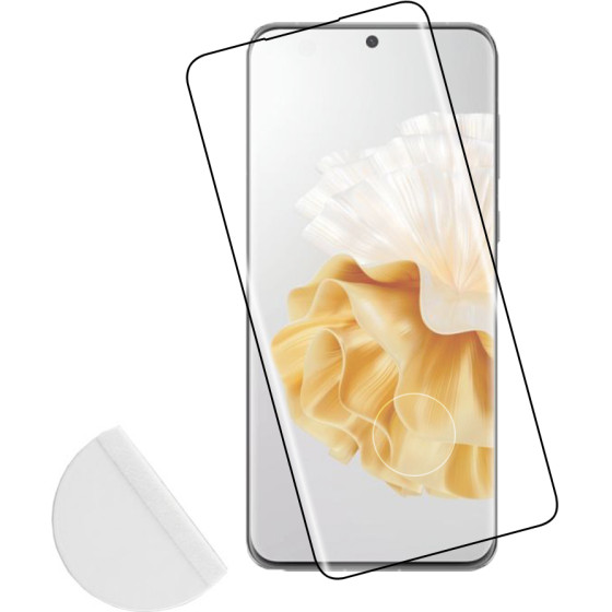 Idol 1991 Tempered Glass Huawei P60 Pro 6.67'' 9H 0.30mm 3D Semi Curved Finger Unlock Black Full COVER