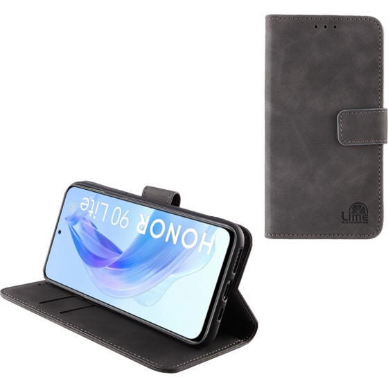 Lime Successories Lime ���� Honor 90 Lite 5G 6.7'' Essential Magnet Book Stand Clip GREY