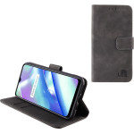 Lime Successories Lime ���� Realme C33/C33 2023 6.5'' Essential Magnet Book Stand Clip GREY