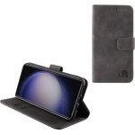 Lime Successories Lime ���� Samsung S23 Ultra 5G S918 6.8'' Essential Magnet Book Stand Clip GREY