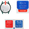 Volte-Tel Tempered Glass Samsung Watch 6 40mm 1.3'' 9H 0.30mm Pc Edge Cover With Key 3D Full Glue Full Cover GREEN