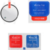 Volte-Tel Tempered Glass Samsung Watch 6 40mm 1.3'' 9H 0.30mm Pc Edge Cover With Key 3D Full Glue Full Cover WHITE