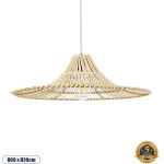GloboStar Palermo Boho �������� ��������� ������ �������� 1 x E27 AC220-240V IP20 - �60 x �20cm - ���� ������ ������� ������ - 5 ������ ������� - (02208)