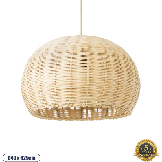 GloboStar Raito Boho �������� ��������� ������ �������� 1 x E27 AC220-240V IP20 - �40 x �25cm - ���� ������ ������� ������ ������� - 5 ������ ������� - (01824)
