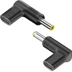 Powertech ���������� ����������� USB-C �� Acer 5.5x1.7mm, ������ - (YX-21)
