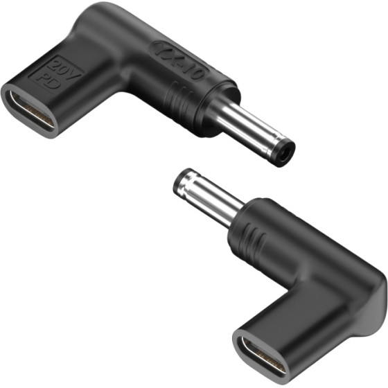 Powertech ���������� ����������� USB-C �� Dell 4.5x3mm, ������ - (YX-10)