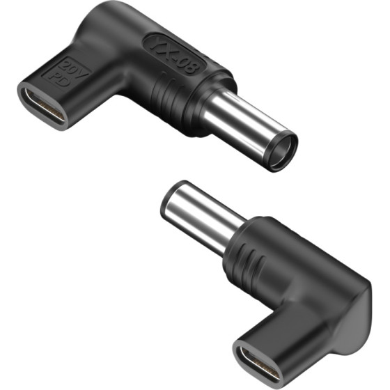 Powertech ���������� ����������� USB-C �� Dell 7.4x5mm, ������ - (YX-08)