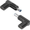 Powertech ���������� ����������� USB-C �� Hp 4.5x3mm, ������ - (YX-09)