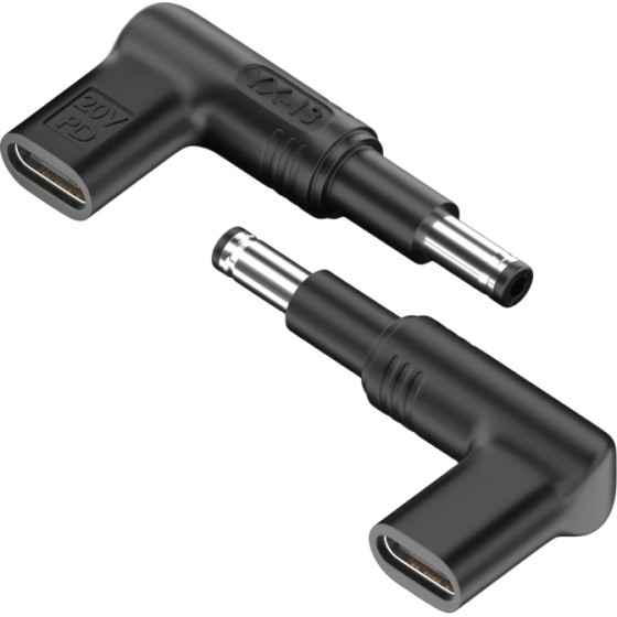 Powertech ���������� ����������� USB-C �� Hp 4.8x1.7mm, ������ - (YX-13)