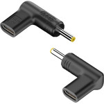 Powertech ���������� ����������� USB-C �� Hp 4x1.7mm, ������ - (YX-03)