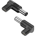 Powertech ���������� ����������� USB-C �� Hp 7.4x5mm, ������ - (YX-07)