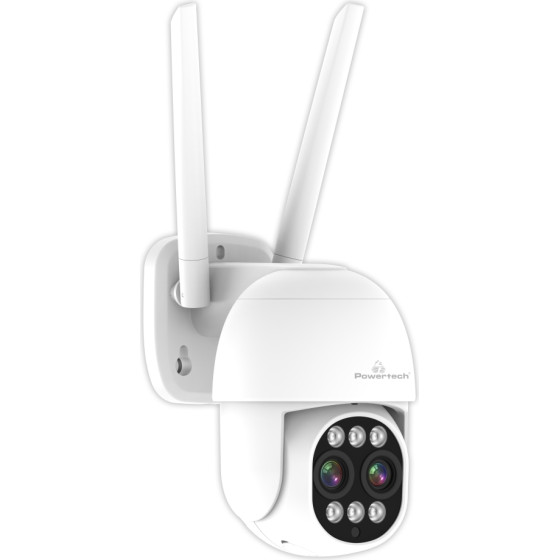 Powertech Smart ������ 4MP, Wi-Fi, PTZ, SD, 8x zoom, IP65 - (PT-1163)