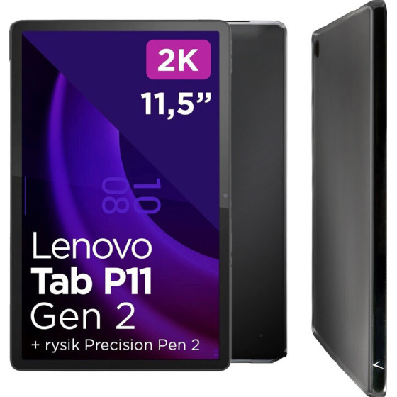 Volte-Tel ���� Lenovo Tab P11 Gen 2 11.5'' Silicon Deluxe Tpu Camera Guard BLACK