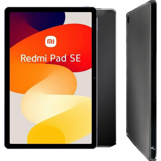 Volte-Tel ���� Xiaomi Redmi Pad Se 11.0'' Silicon Deluxe Tpu Camera Guard BLACK