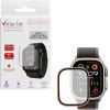 Volte-Tel Tempered Glass Apple Watch ULTRA/Ultra 2 49mm 1.92'' 9H 0.30mm Two Color Full Glue Full Cover Rose GOLD-BLACK