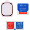 Volte-Tel Tempered Glass Apple Watch ULTRA/Ultra 2 49mm 1.92'' 9H 0.30mm Two Color Full Glue Full Cover Rose GOLD-BLACK