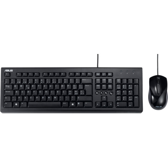Asus Keyboard & Mouse U2000 Greek Wired - (90-XB1000KM001B0-)
