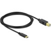 DeLock ������� USB-C �� Usb Type B 2m, ����� - (83330)