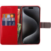 Volte-Tel ���� Iphone 15 Pro 6.1'' Allure Magnet Book Stand Clip RED