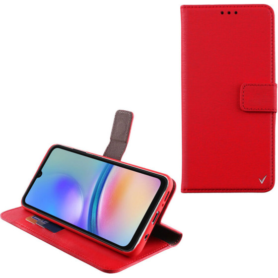 Volte-Tel ���� Samsung A05S 4G A057 6.7'' Allure Magnet Book Stand Clip RED