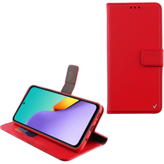 Volte-Tel ���� Xiaomi Redmi 12 4G/5G 6.79'' Allure Magnet Book Stand Clip RED