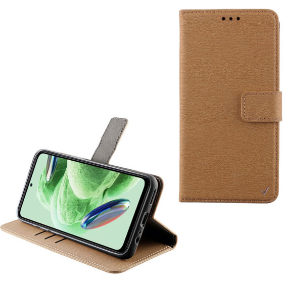 Volte-Tel ���� Xiaomi Redmi Note 12 5G 6.67'' Allure Magnet Book Stand Clip GOLD