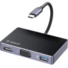 Orico Docking Station DM-5P, 5 �����, USB-C �������, 100W PD, 4K, ����� - (DM-5P-BK-BP)