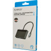 Orico Docking Station DM-5P, 5 �����, USB-C �������, 100W PD, 4K, ����� - (DM-5P-BK-BP)