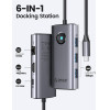 Orico Docking Station PW11-6PR, 6 �����, USB-C �������, 100W Pd 4K, ���� - (PW11-6PR-GY-EP)