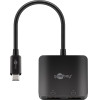 Goobay ���������� USB-C �� 2x Displayport 8K/30Hz, MST, ������ - (60171)