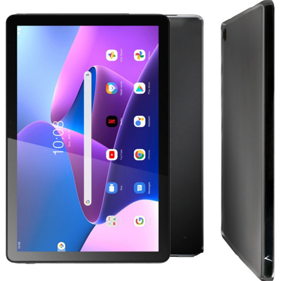 Volte-Tel ���� Lenovo Tab M10 Plus TB125FU/TB128XU Gen 3 10.6'' Silicon Deluxe Tpu Camera Guard BLACK