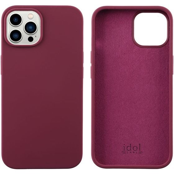 Idol 1991 ���� Iphone 15 Pro Max 6.7'' Velvet Elite Tpu 4 Side Camera Guard BURGUNDY
