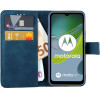 Lime Successories Lime ���� Motorola Moto E13 6.5'' Essential Magnet Book Stand Clip Dark BLUE