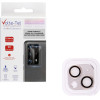 Volte-Tel Camera Glass Cover Iphone 13 Mini 5.4''/Iphone 13 6.1'' 9H 0.30MM 3D ALUMINIUM-Electroplating Frame SILVER