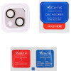 Volte-Tel Camera Glass Cover Iphone 13 Mini 5.4''/Iphone 13 6.1'' 9H 0.30MM 3D ALUMINIUM-Electroplating Frame SILVER