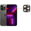 Volte-Tel Camera Glass Cover Iphone 13 Pro 6.1''/Iphone 13 Pro Max 6.7'' 9H 0.30MM 3D ALUMINIUM-Electroplating Frame BLACK