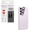 Volte-Tel Camera Glass Cover Samsung S23 5G 6.1''/Samsung S23 Plus 5G 6.6'' 9H 0.30MM 3D ALUMINIUM-Electroplating Frame PURPLE