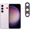Volte-Tel Camera Glass Cover Samsung S23 5G 6.1''/Samsung S23 Plus 5G 6.6'' 9H 0.30MM 3D ALUMINIUM-Electroplating Frame PURPLE