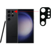 Volte-Tel Camera Glass Cover Samsung S23 Ultra 5G 6.8'' 9H 0.30MM 3D ALUMINIUM-Electroplating Frame BLACK