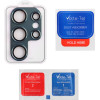 Volte-Tel Camera Glass Cover Samsung S23 Ultra 5G 6.8'' 9H 0.30MM 3D ALUMINIUM-Electroplating Frame BLUE