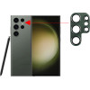 Volte-Tel Camera Glass Cover Samsung S23 Ultra 5G 6.8'' 9H 0.30MM 3D ALUMINIUM-Electroplating Frame GREEN