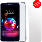 Volte-Tel Combo Lg K10 2018 5.3'' Tempered 0.30 + ���� Slimcolor Air WHITE