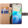 Volte-Tel ���� Vivo Y33s 4G 6.58'' Allure Magnet Book Stand Clip GOLD