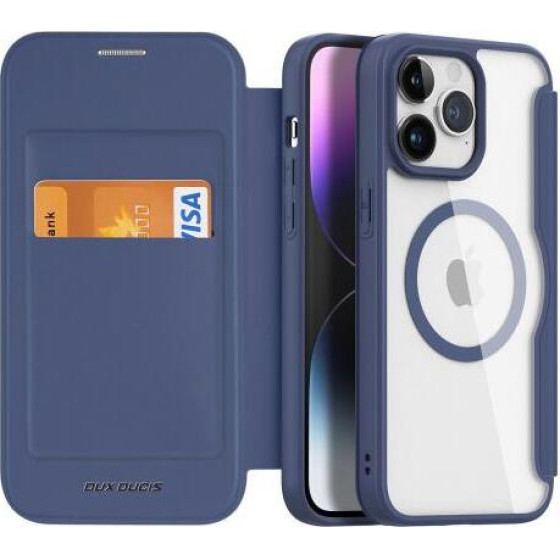 ���� Flip Dux Ducis Skin X Pro Wallet Apple Iphone 15 Pro ����