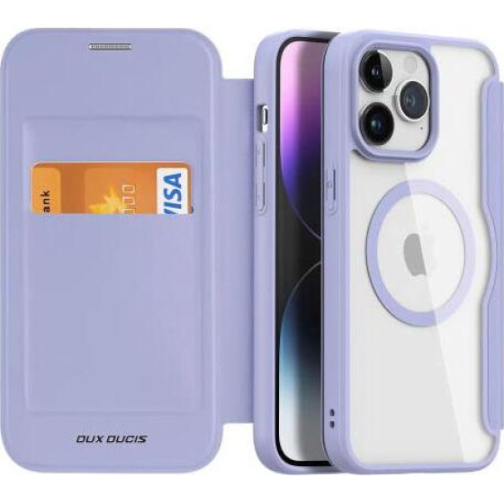 ���� Flip Dux Ducis Skin X Pro Wallet Apple Iphone 15 Pro ���