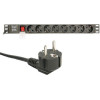 Energenie Power Distribution Unit (PDU), 8 Schuko SOCKETS, 1U, 16A, 3M Cable - (EG-PDU-014)
