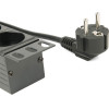 Energenie Power Distribution Unit (PDU), 8 Schuko SOCKETS, 1U, 16A, 3M Cable - (EG-PDU-014)