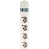 Gembird Smart Power Strip With Usb Charger 4 Sockets White - (TSL-PS-S4U-01-W)